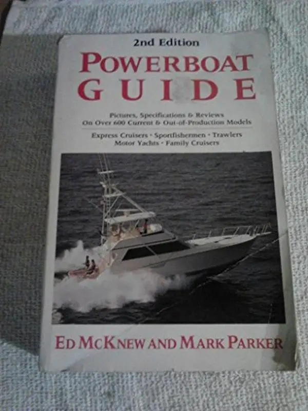 USED Book - Powerboat guide: [pictures, floorplans, prices & reviews for over 1,600 current & out-of-production models from 25' to 92'] by Mark Parker (Paperback) - english