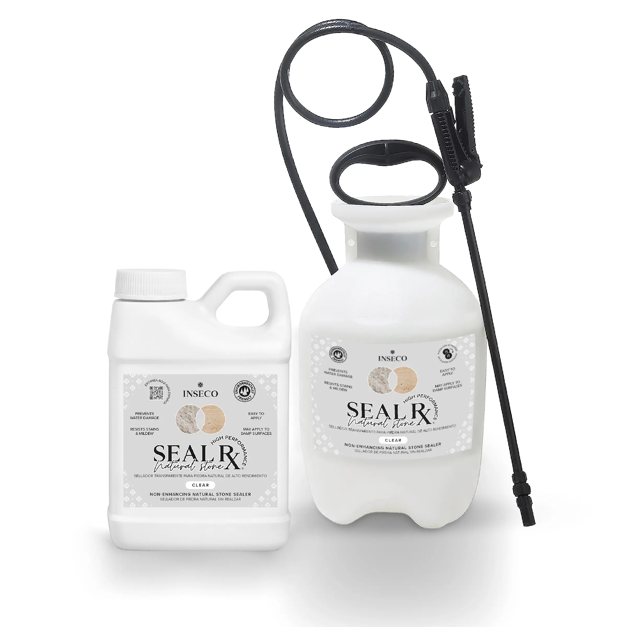SEALRx – Natural Stone & Concrete – Clear – Non-Enhancing Natural Stone Sealer