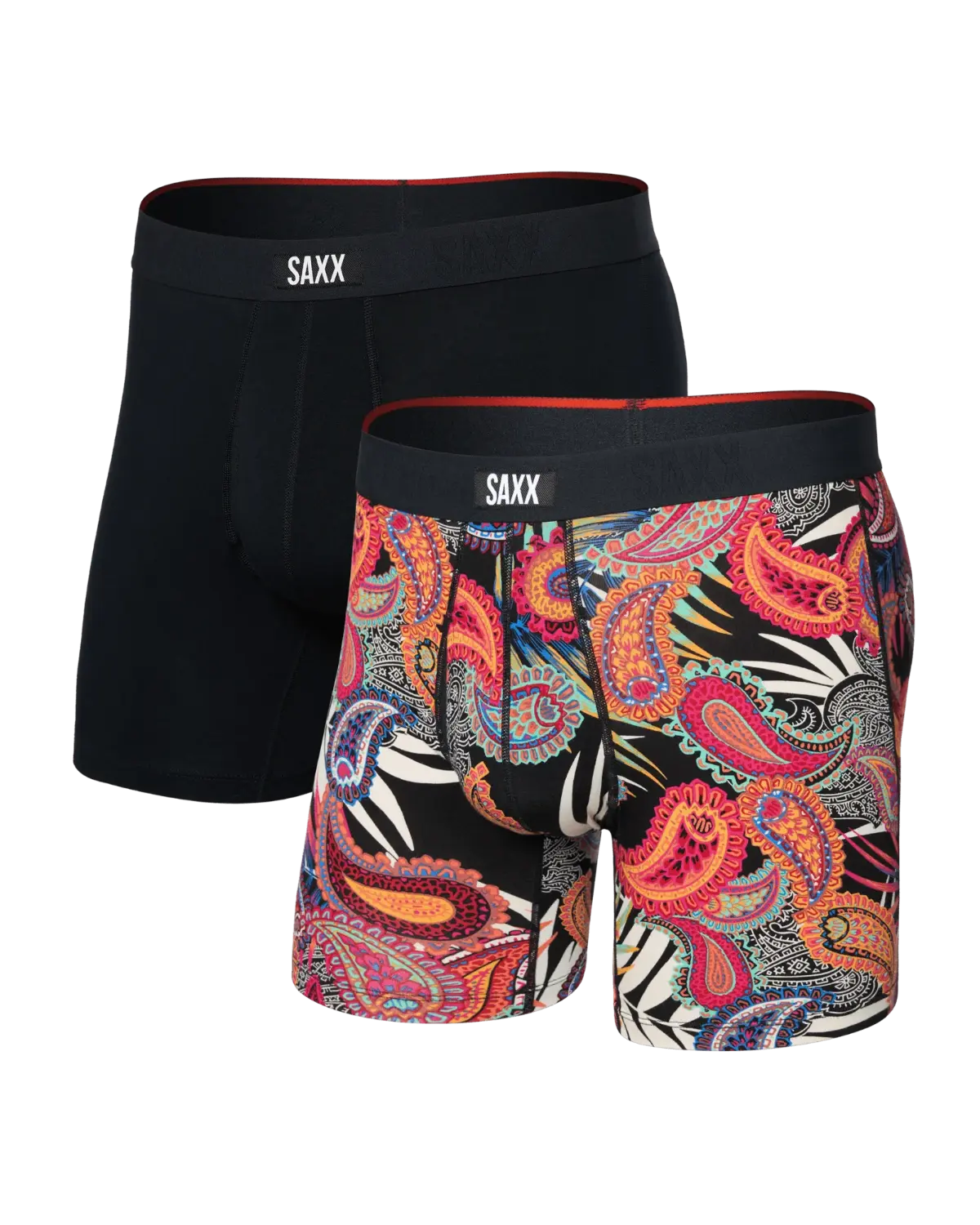 2 Pack Vibe Xtra Soft Comfort Boxer Brief Fly by Saxx