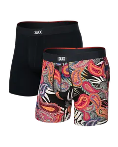 2 Pack Vibe Xtra Soft Comfort Boxer Brief Fly by Saxx