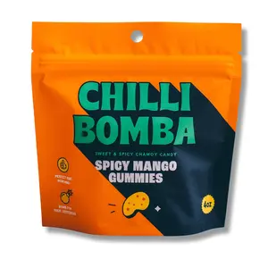Spicy Mango Gummies 4oz - Chilli Bomba Chamoy Candy (Bestseller)