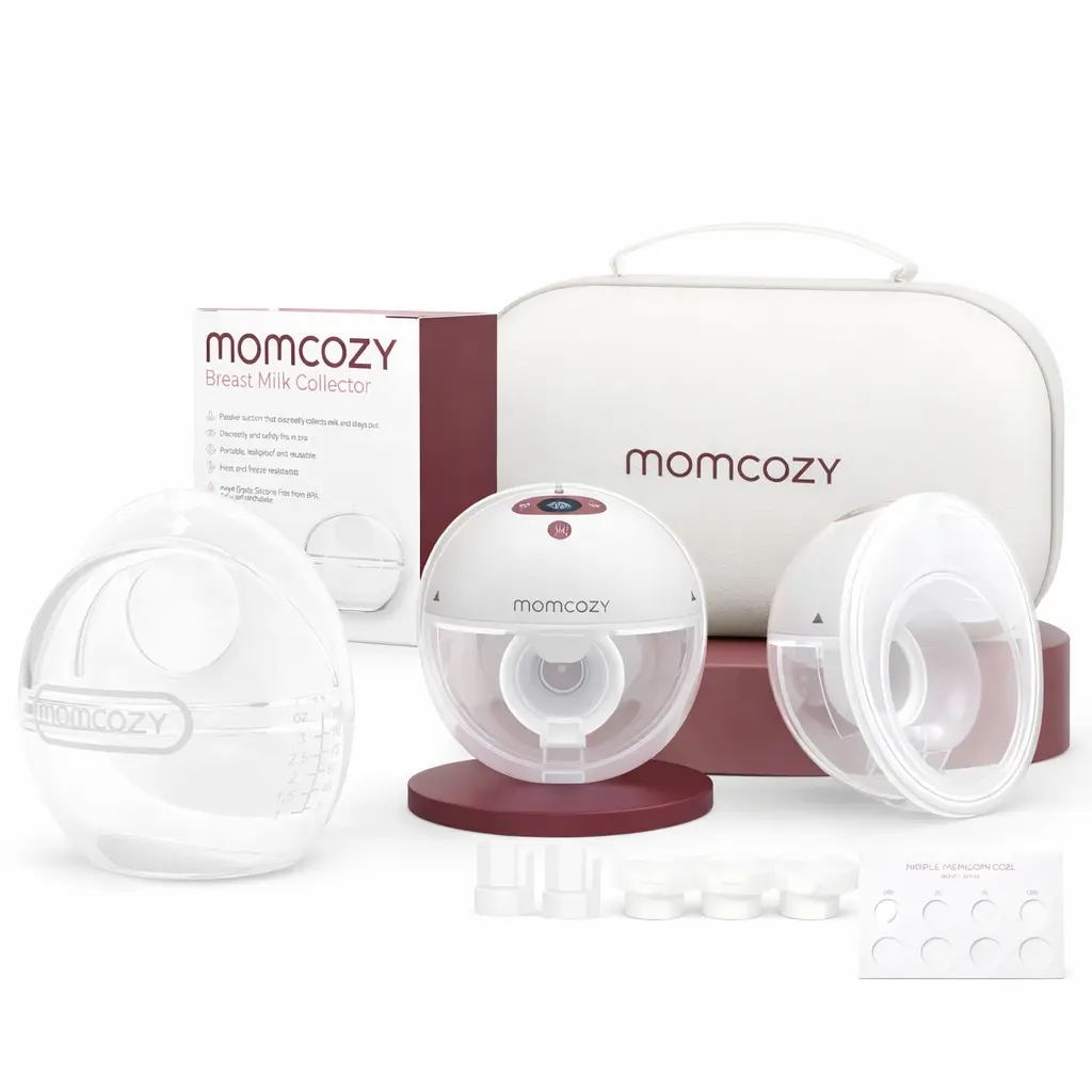Momcozy Breast Pump Hands Free M5 & Momcozy Milk Collector Momcozy Breast Pump Hands Free M5 & Momcozy Milk Collector