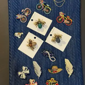 Rain Stone Hijab Pins Collection - 2p combo pack Unique Designs for Stylish Hijab Accessories