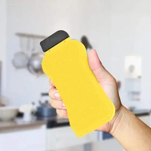 2 Pack Silicone Dish Scrubbers Super Food-Grade Silicone Sponges, Multi-Purpose and Efficient Sponge Kitchen Gadgets, Especial Delicate Kitchen Sponge Brush