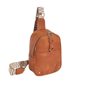 Lefame Women’s Leather Sling Bag – Lightweight Crossbody Fanny Pack with Anti-Theft Pocket and Card Slots, Everyday Travel Bag for School, Shopping and Outdoors – Holiday Gift Pick for Winter Travel, Trending TikTok Fashion