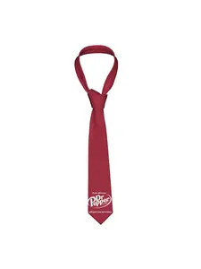 1 piece Men's Passionate Well known Novel dr pepper Tie Soft Polyester Design Machine Washable for Weddings Business Parties Casual Wear Wedding Accessories, Playful Design Durable Weave Stylish Necktie Party Goers