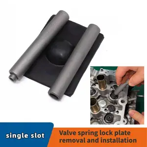 Disassembly and installation of spring lock plate for single-slot valve