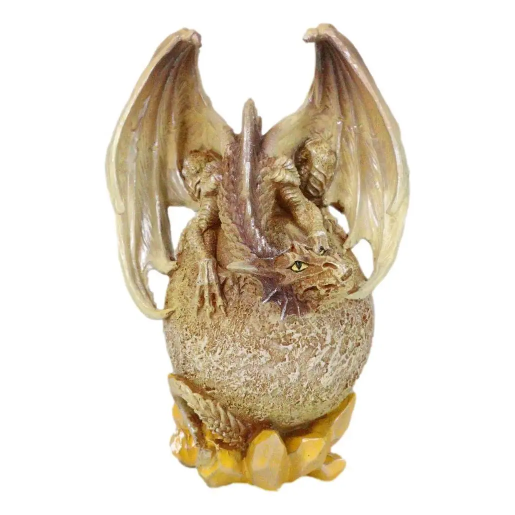 Celestial Solar Galaxy Planet Venus Terrestrial Guardian Orange Dragon Figurine