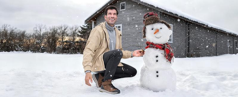 FitVille Wide Winter Boots for Men with Thermal-Reflective Lining & Adjustable Straps for All-Day Comfort and Slip Resistance