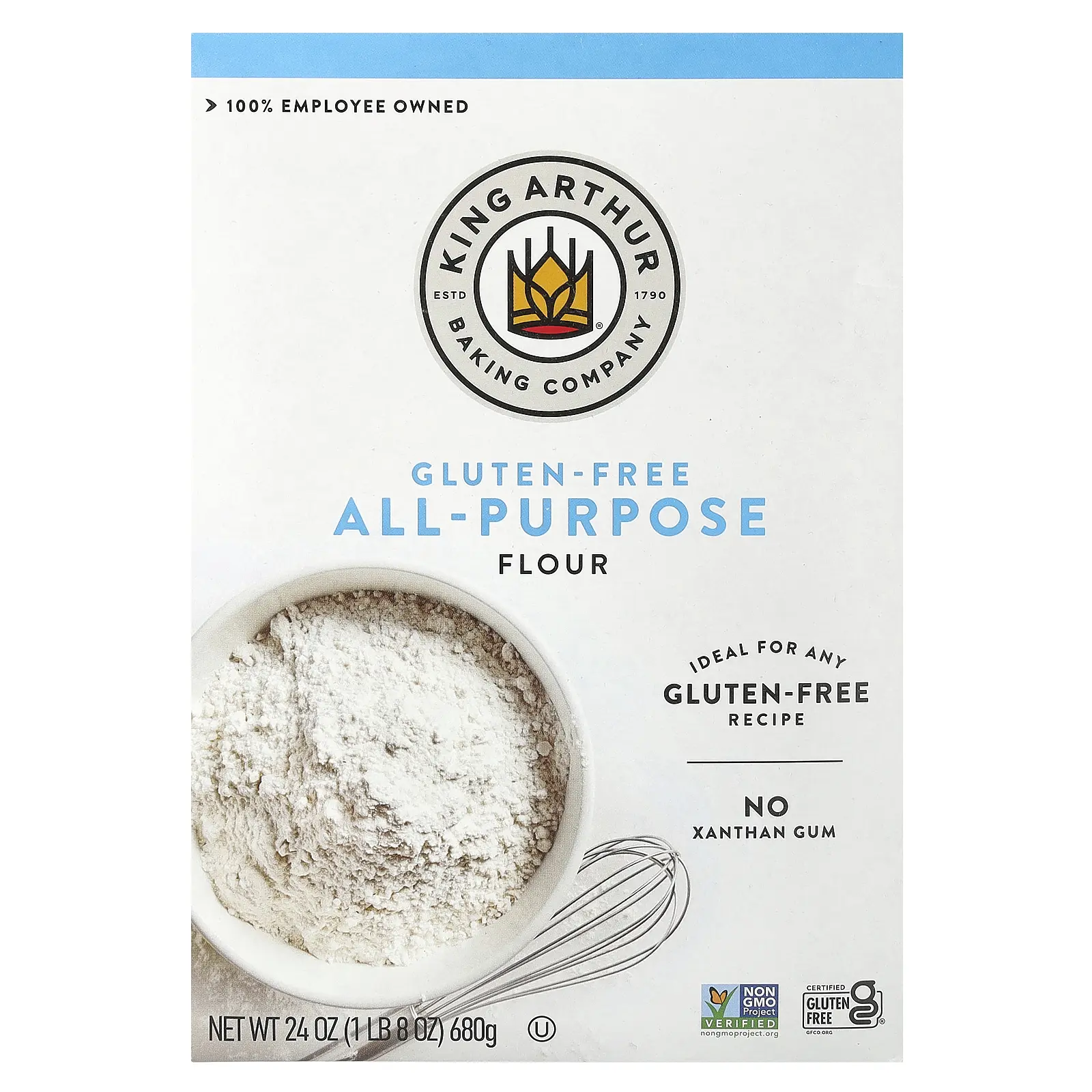 King Arthur Baking Company Gluten Free All-Purpose Flour, 24 oz (680 g)