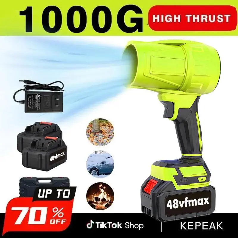 【Black Friday】Turbo Plus Cordless Dryer Blower with Charger, Portable Car Cleaner, Auto Detailing Products, Dust Removal Tool for Outdoor Care, Gift for Vehicle Owners