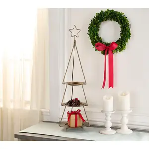 Home Reflections 3-Tier Metal Tree Display Stand