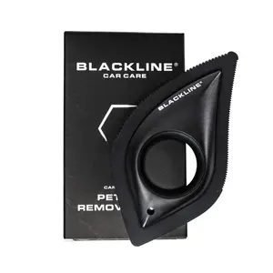 BLACKLINE Pet Hair Removal Brush – Rubber Bristle Pet Hair Brush for Cars, Upholstery, Carpets, and Furniture