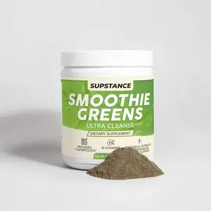 SUPSTANCE Smoothie Greens | 50 Servings - Naturally Flavored - Vegetarian, Lactose Free