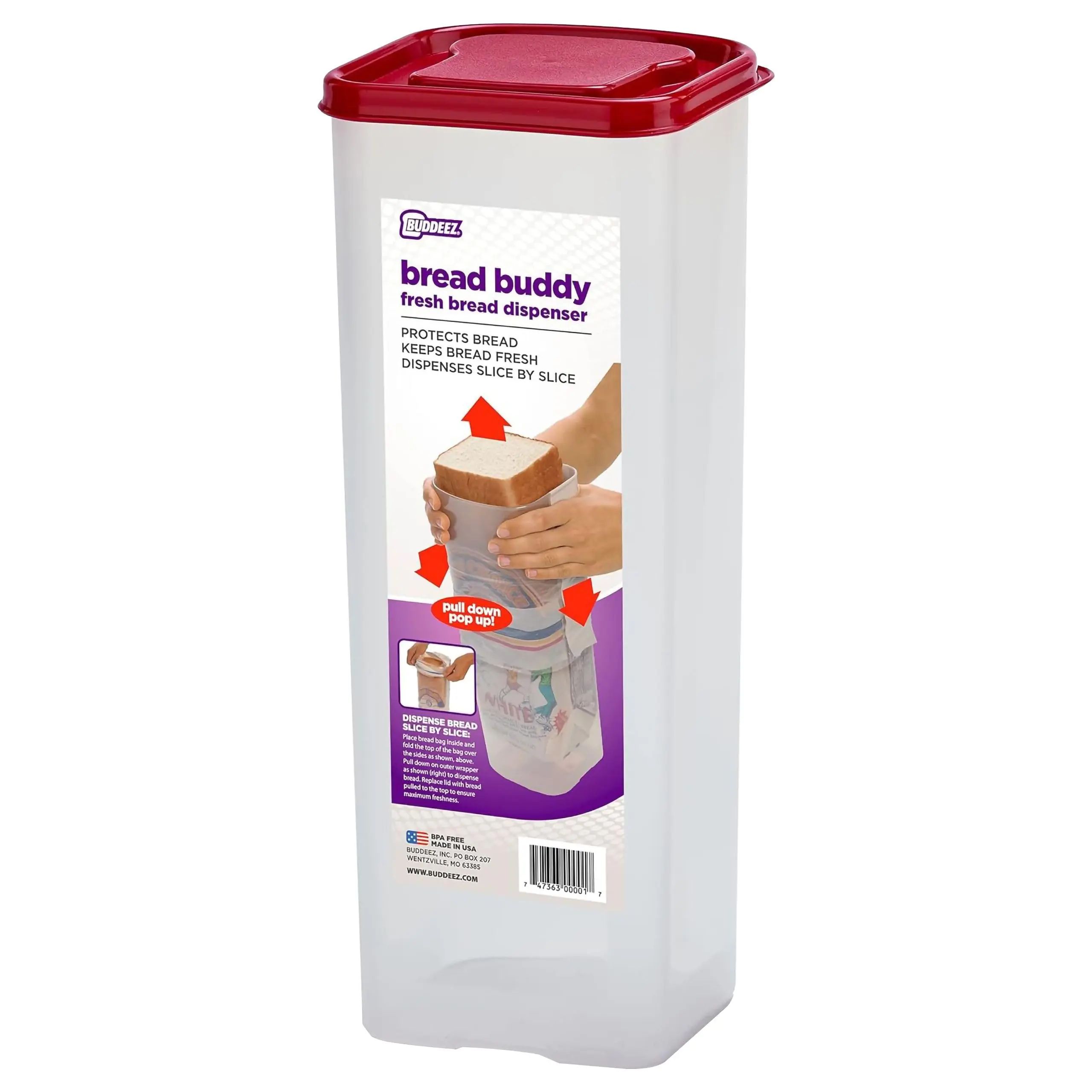 Buddeez Bread Buddy Bread Box