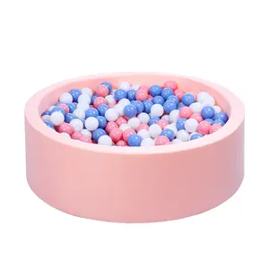 JungleDove Pink Plush Ball Pit for Toddlers with 100 Balls – Cozy Indoor Sensory Play Area, Soft & Fun Play Toy for Boys & Girls Cute