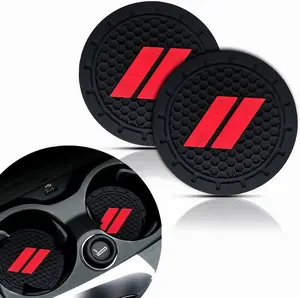 2Pcs Car Cup Holder Coaster fo Dodge Challenger Charger Durango Avenger  Accessories Auto Anti Slip Cup Holder Insert Coaster Car Interior Accessories dash  cover car  accessories  for  women