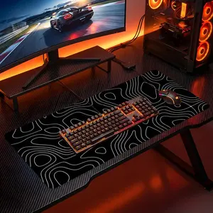 M-Mimikyu Mouse Pad Large Gaming Mousepad LockEdge Thickened Extended Desk Mat Keyboard Mouse Pad