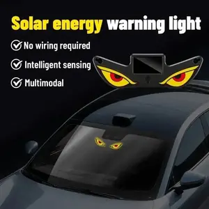 Dynamic Vampire Devil Eye LED Panel, Car Rear Window Emoji Display Light, Flexible Auto Decorative Atmosphere Lamp, Cool Modified Car Accessory, Creative Flashing Night Driving Decoration for Vehicle Interior & Exterior Styling