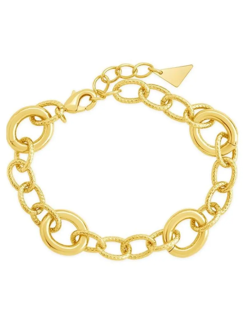 Carter Round Statement Link Bracelet Carter Round Statement Link Bracelet