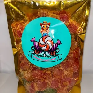Sour Pineapple & Mango Gushies-Sour Snack Bonbon 8oz Bag