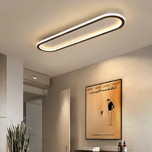 Elliptical Ceiling Light LED Modern Home Lighting for Living Room Bedroom Hallway Closet Dining Office Indoor Ceiling Lamp