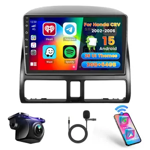 Summervibes【Hi-Fi 16EQ】 Radio for Honda CRV 2002-2006 Car Stereo with Wireless Carplay Android Auto,PODOFO 9inch 1080P IPS Touch Screen Bluetooth GPS WiFi AUX-in FM/RDS AHD Backup Camera