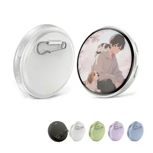 Smart Electronic Badge, Anime Peripheral Second Skin APP Connection, Wireless Animation Image, Fashion Hanging Ornament, Valentine's Gift