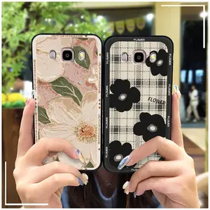 Protective oil painting Phone Case For Samsung Galaxy J710/J7 2016/J7108 Anti-dust Graffiti Fashion Design Shockproof Back Cover Phone Pouch Soft case TPU Cute Durable Silicone