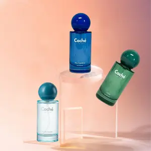 Caché Fragrance | Bleu Suprême + Victor + Vanille Solaire | Fresh Morning Trio |  Eau De Parfum (3 x 1.7oz / 50ml)