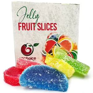 NY Spice Shop Assorted Fruit Jelly Slices Candy – Sugar Corn Chewy, Fruity Juice Jellies Perfect for Party Favors and Snacking Sugar Sweet holiday gift