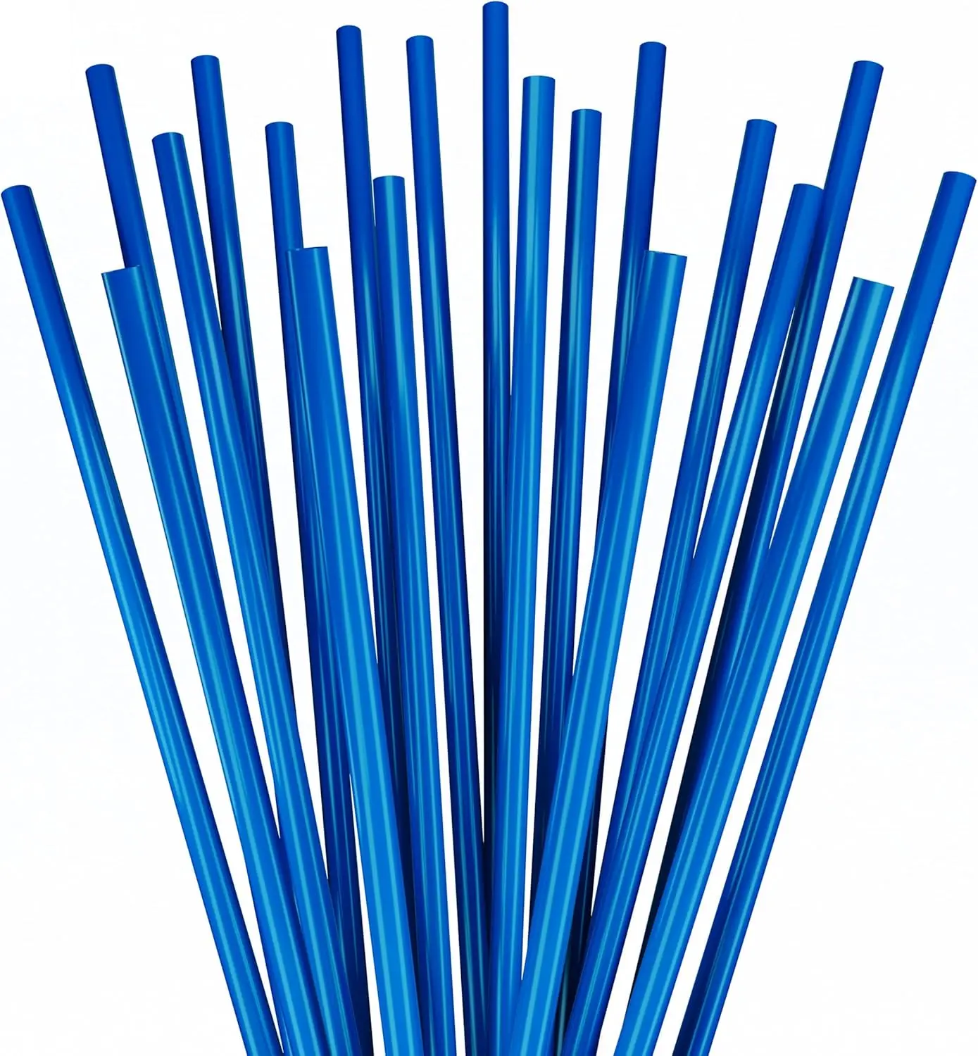 Disposable Plastic Coffee Stirrer Straw - 5 Inch Sip Stir Stick (Blue, 1000)