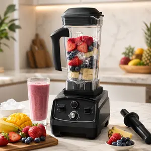 WantJoin Professional Blender, ETL Listed 70oz Commercial Blender, Max 1800W High Power Smoothie Maker with Timer, 2200ml Kitchen Blender for Ice Crushing, Frozen Dessert, Soup, Fish