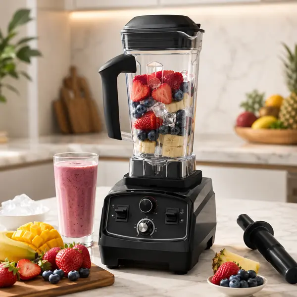 WantJoin Professional Blender, ETL Listed 70oz Commercial Blender, Max 1800W High Power Smoothie Maker with Timer, 2200ml Kitchen Blender for Ice Crushing, Frozen Dessert, Soup, Fish