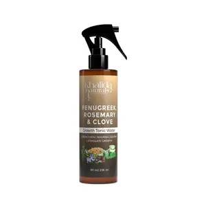 Fenugreek Rosemary & Clove Hair Growth Tonic - with Aloe Vera for Breakage & Dry Scalp Relief - 8 oz Spray Bottle - Strengthener Herbal Daily Haircare Hydrate Moisturizing Gentle Moisturizer