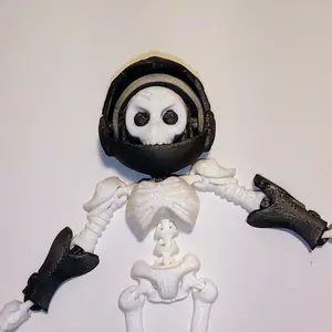 3D Printed Skeleton Astronaut with Moving Joints