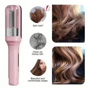 Electric hair clipper, dual-use for care and styling, portable, Lightweight dual function design, easy to handle split hair ends, ideal beauty equipment for home travel, runs smoothly, easy to maintain, dual function trimmer, beauty accessories
