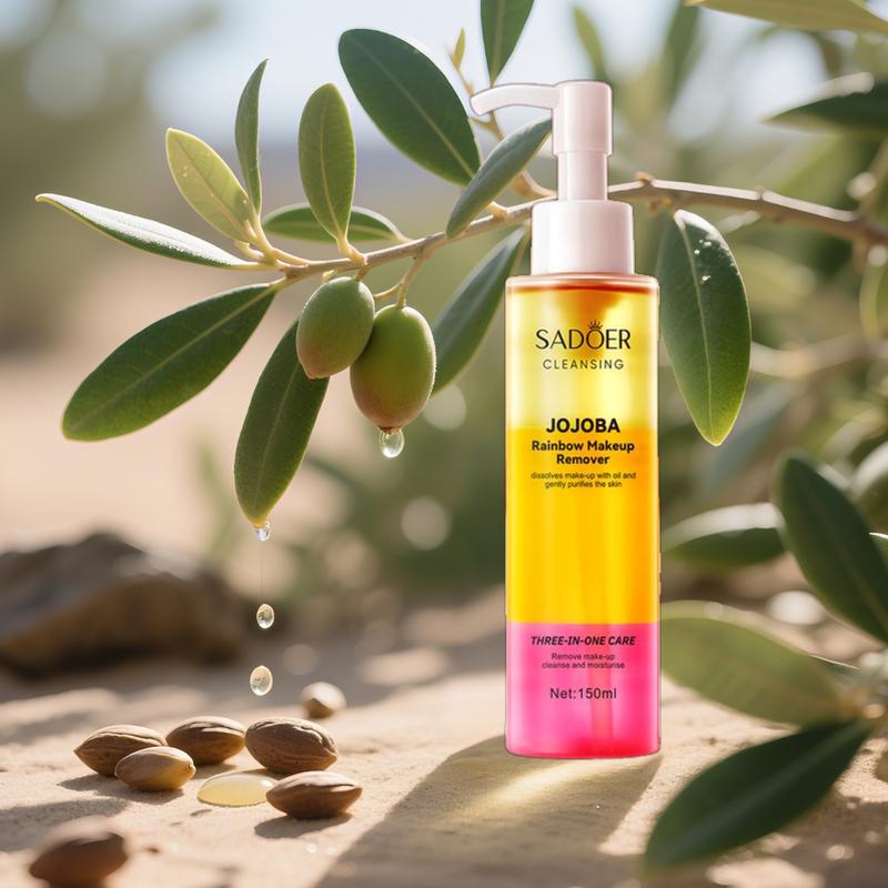 Deep Double Cleansing Makeup Remover Oil, 150ml/5.07fl oz Gentle Makeup Cleansing Oil, Deep Cleansing Oil, Facial Cleansing Product for Women & Girls Cleanser Cosmetic