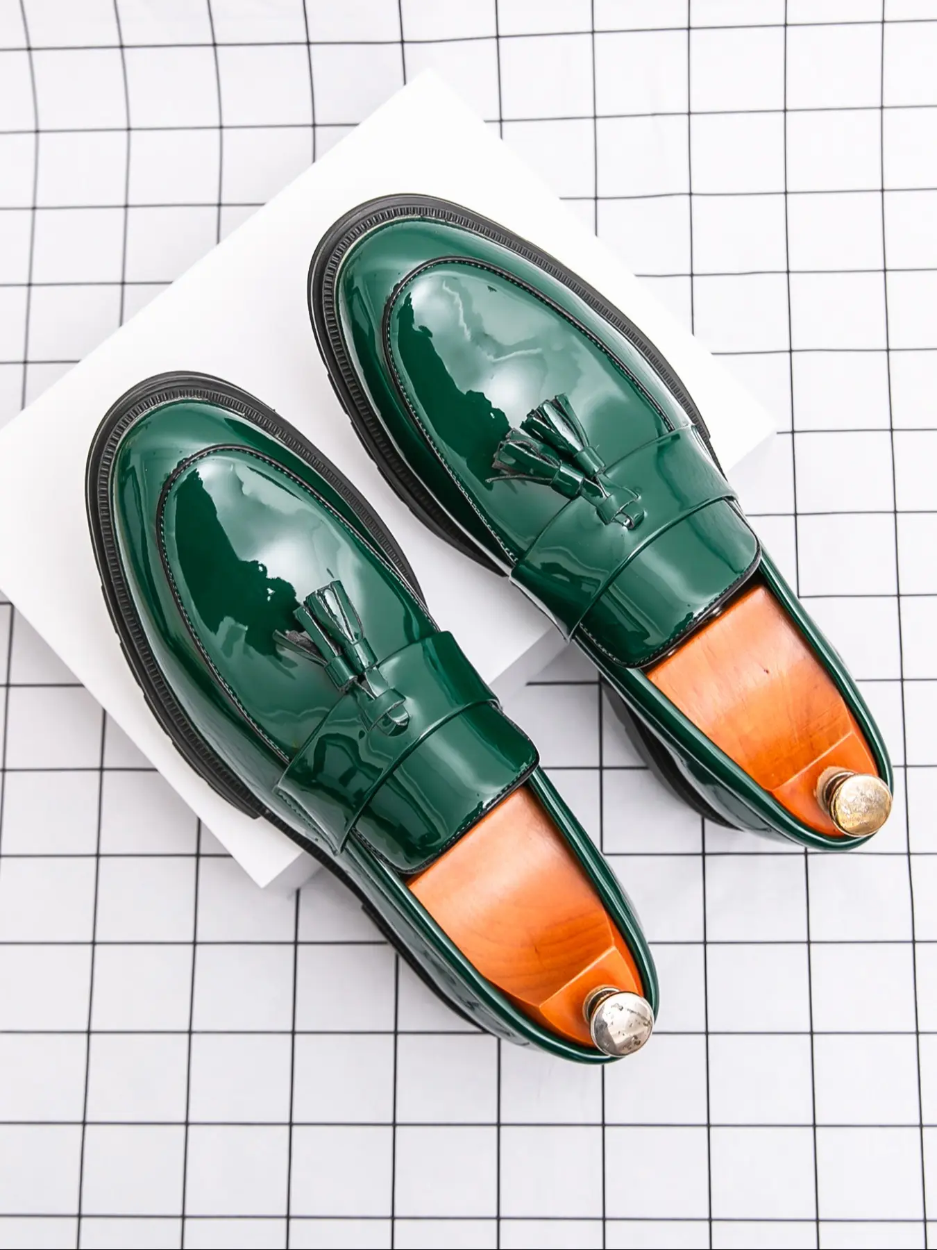 Men's Fashionable Business Low Top Loafers with Tassels, Simple Design Pu Leather Shoes, Stylish Formal Slip on Footwear for Men, Office Commuting Shoes, Perfect for Office Wear