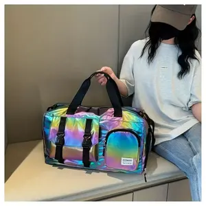 Dazzling Travel Bag with Large Capacity and Multiple Storage Pockets, Suitable for Business Trips, Travel, Commuting, Hand-Carried, Shoulder, or Crossbody Use