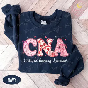 CNA Valentine Sweatshirt, Cna Shirt, CNA Life Sweater, Certified Nursing Assistant Gift, Cna Student Tee, Nurses Aid