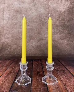 Beeswax Colonial Tapers (Pair)