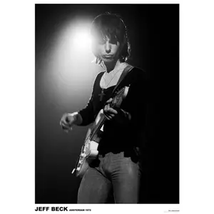 Jeff Beck- Amsterdam 1972 Poster