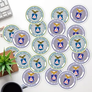 Stickers Pack 20 Pcs Civil Bike Air Skateboard Patrol Bumper Colorful Water Auxiliary Waterproof Laptop Luggage Car Aesthetic Bottle Vinyl Guitar
