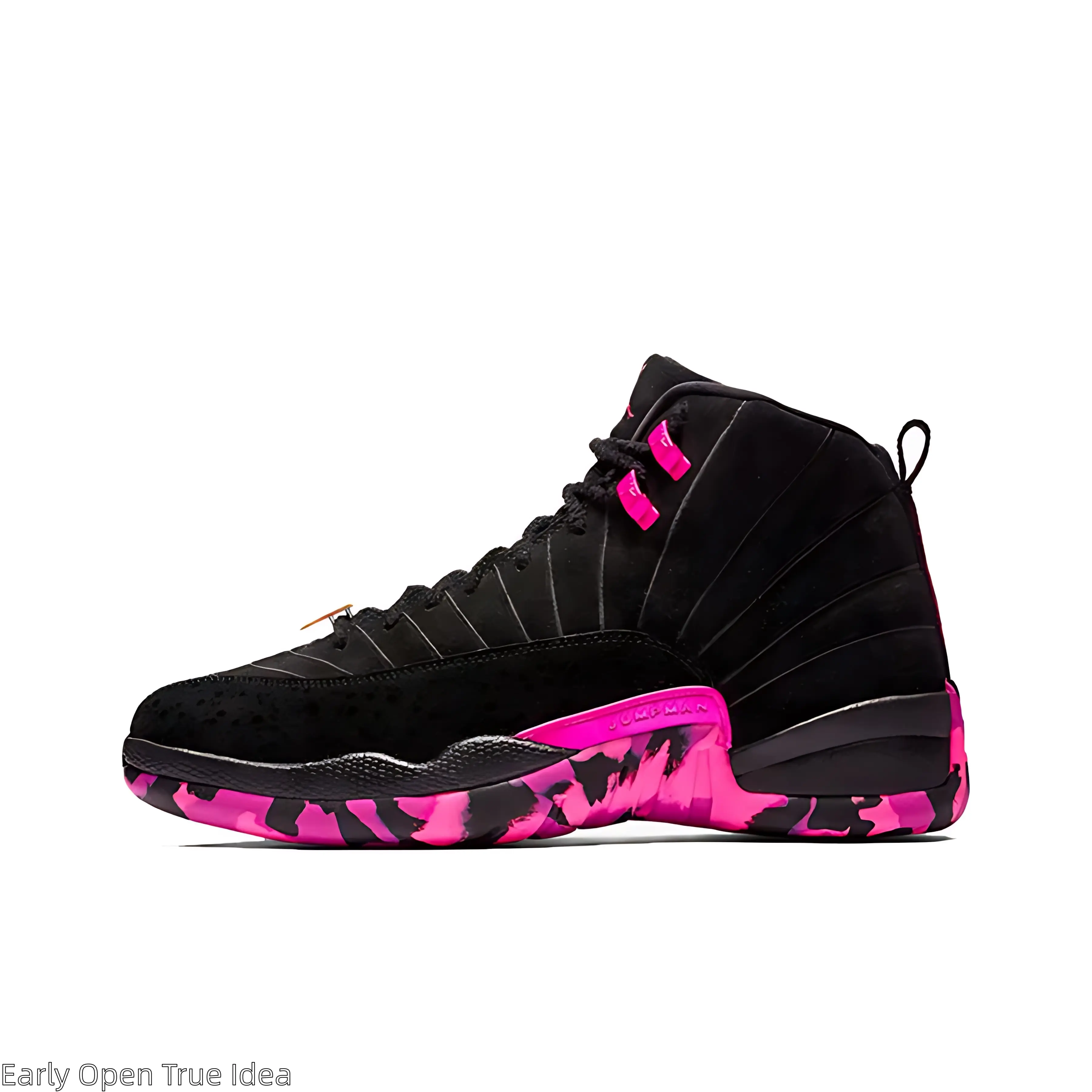 Soft Suede Leather Black Pink Camo Unisex Vintage High Top Sneakers Brand New Sealed with Original Shoe Box Slip Resistant Outdoor Basketball Shoes for All Day Casual Lifestyle