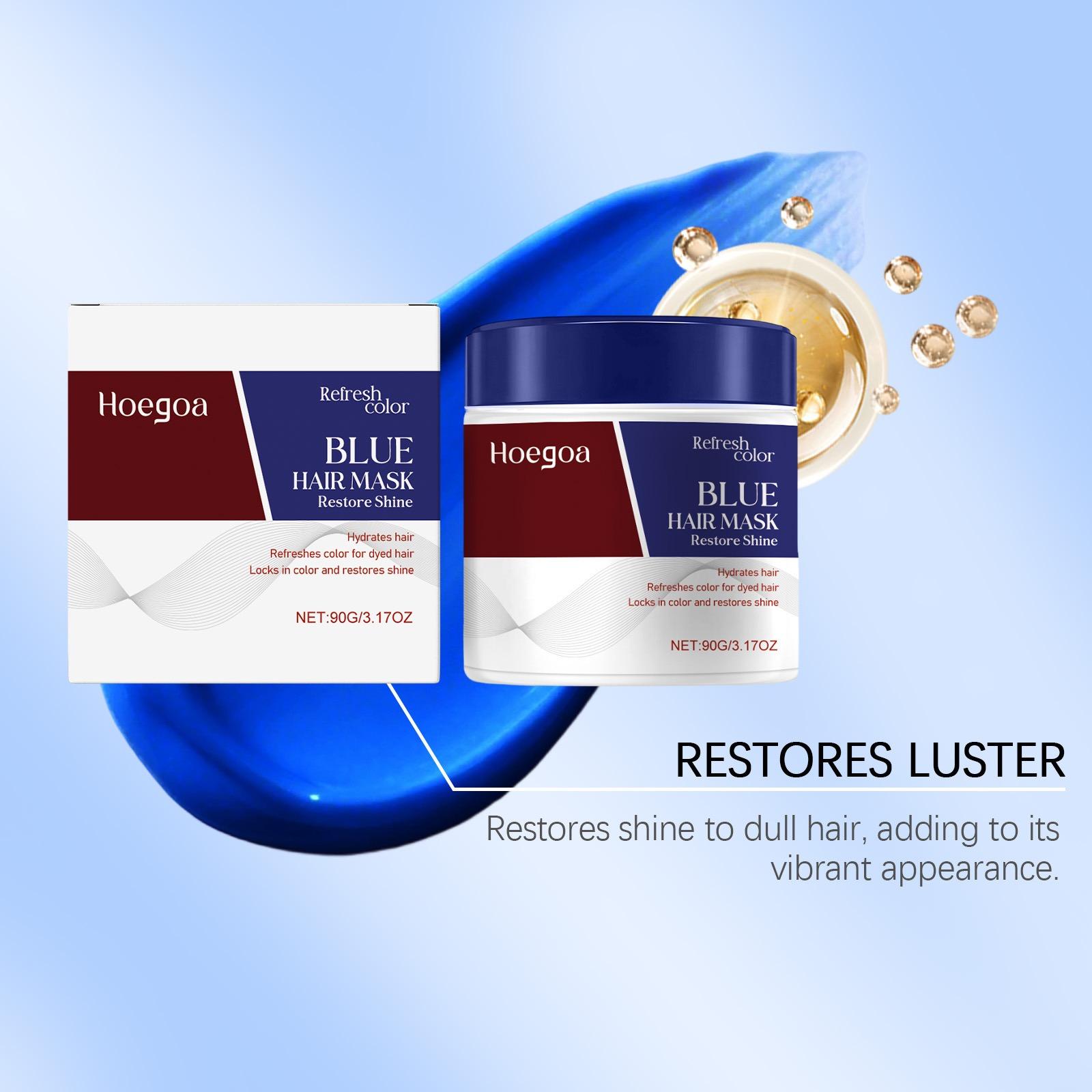 Hoegoa Hair Moisturizing Mask — Care for Frizz, Smooth & Silky Texture, Shine Hair Treatment Mask