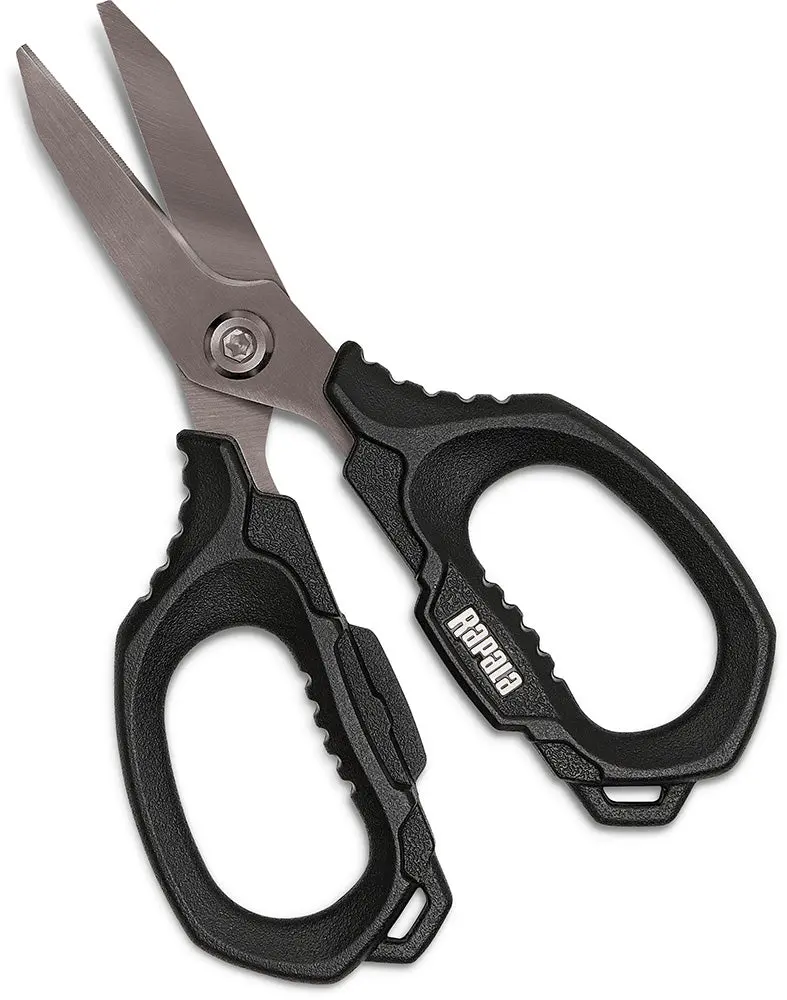 Rapala XD Super Line Scissors, Compact Hand Tool for Anglers, Micro-Serrated Edge for All Conditions