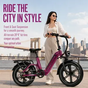 Folding electric bicycle for adults and teenagers,  peak motor, 20*4.0 fat tires, 960WH battery, 63 miles cruising range, 28mph maximum speed. It is an adult electric vehicle suitable for commuting, mountain and off-road riding,.  1500w purchase ebike us