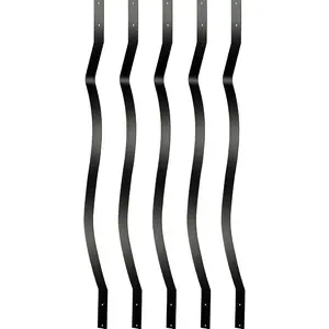 VEVOR Metal Deck Balusters 32.25x1 26 Pack Black - Iron Spindles with Screws, Fit for Wood Composite Deck, Outdoor Stair Porch RailingVEVOR Super Brand Day