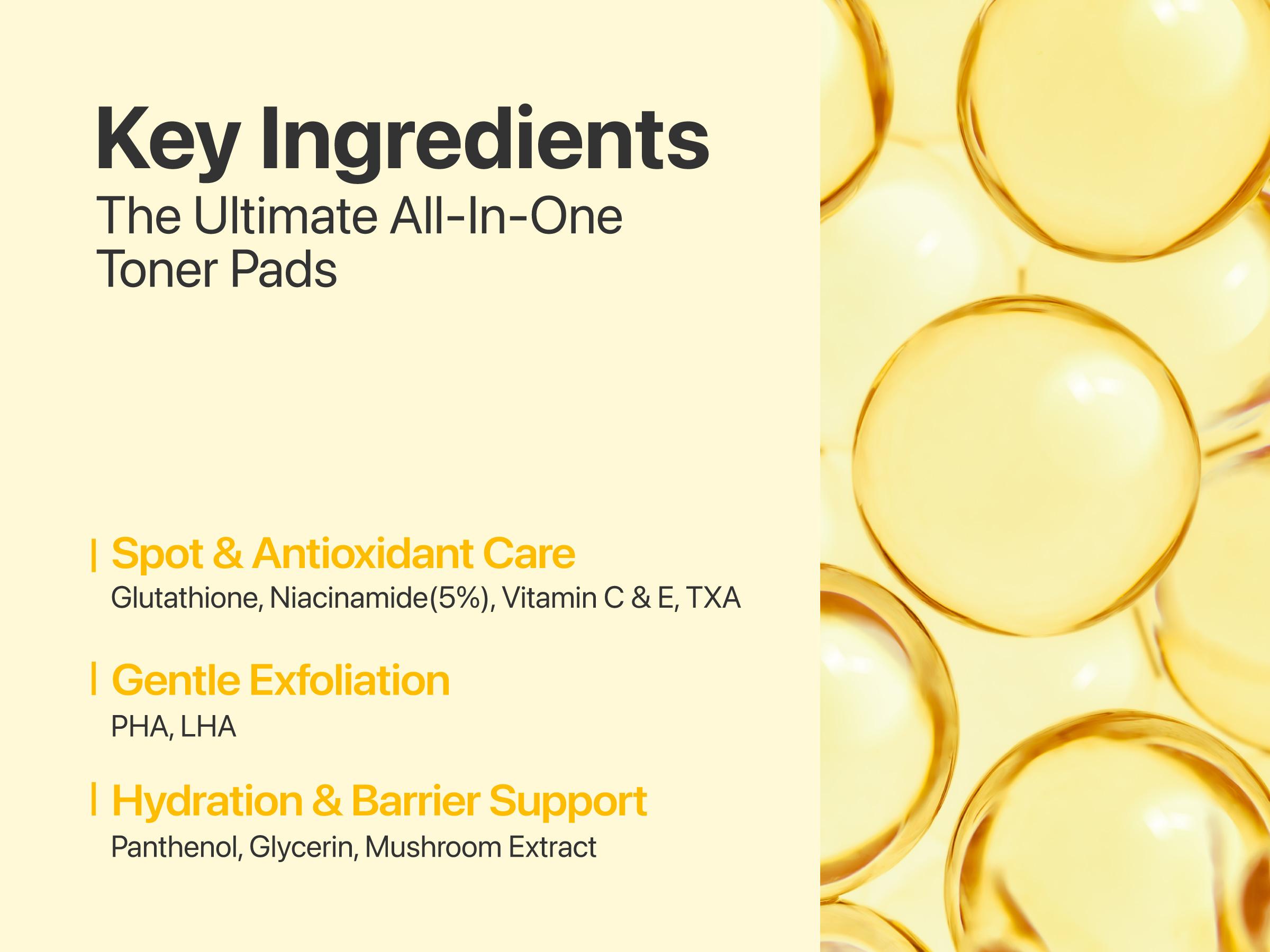 [numbuzin Official] No.5+ Spotless Glow Duo | No.5+ Serum + Toner Pads | Hyperpigmentation | Vitamin C, Niacinamide, Glutathione